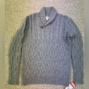 Cat & Jack Heather Gray Knit Sweater Sz L